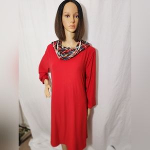 NWOT JAIME LAYLA A-Line Dress with scarf